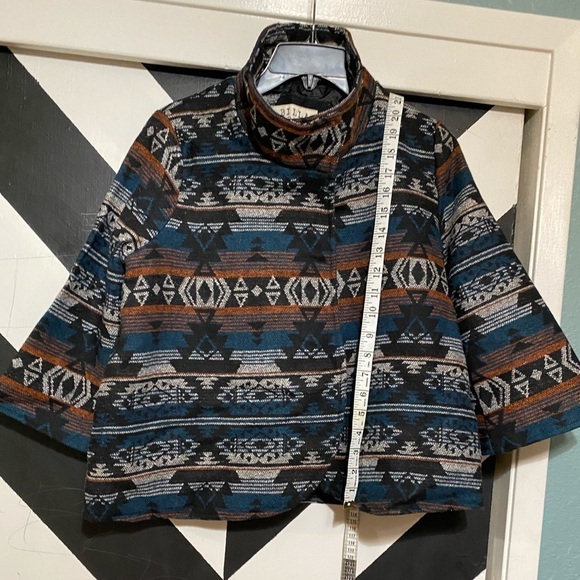 BILLABONG Multi-Color Wool Blend Blazer Jacket - Picture 4 of 13